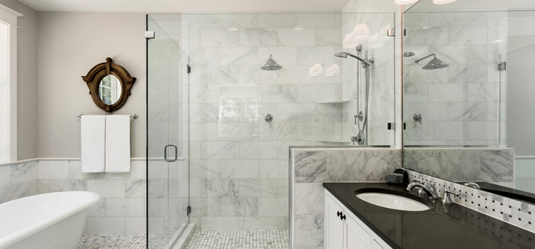 bathroom shower door installation in Glen Avon